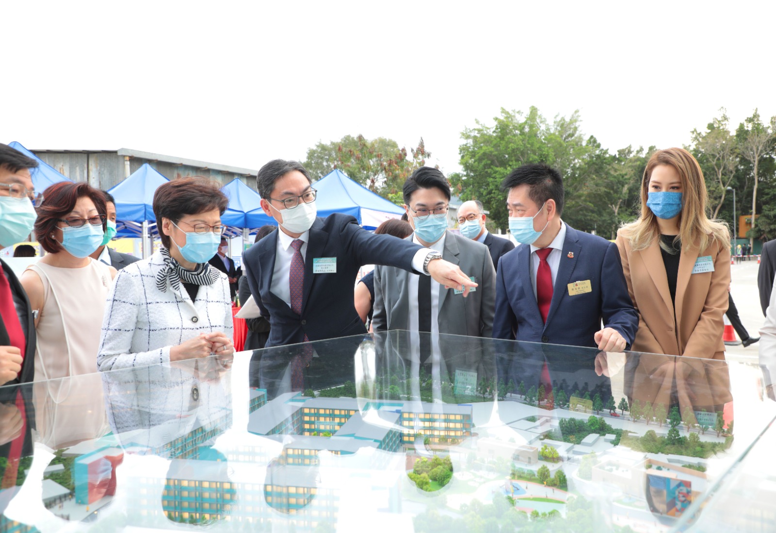 Ground-breaking Ceremony officiated by Chief Executive Carrie Lam