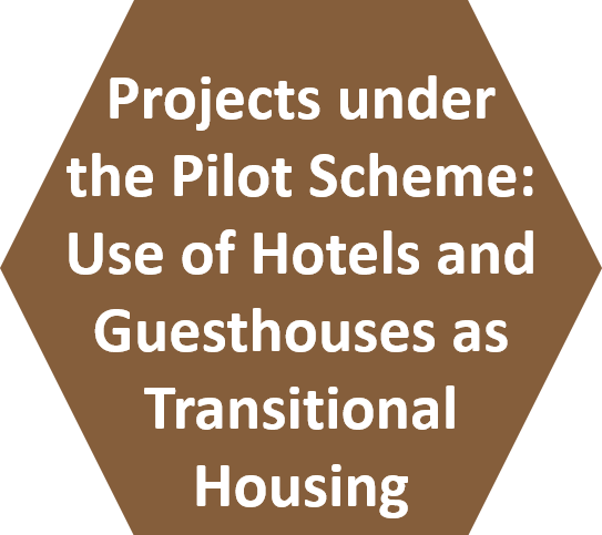 Projects under the Pilot Scheme: Use of Hotels and Guesthouses as Transitional Housing